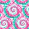 Pink & Blue Tie Dye Cotton Fabric Bundle by Loops & Threads™